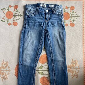 daytrip distressed virgo skinny cuff jeans